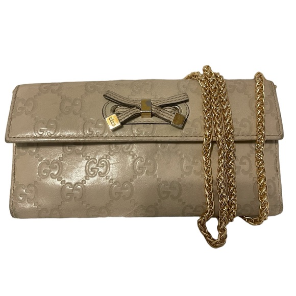 GUCCI GUCCISIMA PRINCY OFF WHITE CONTiNENTAL LONG WALLET - Picture 14 of 14